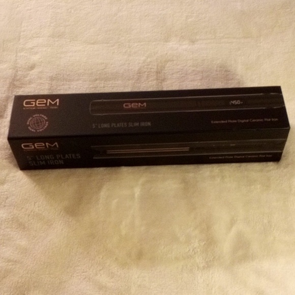 GEM GLAMOR 5" LONG PLATES SLIM FLAT IRON DIGITAL NWT - Picture 3 of 6